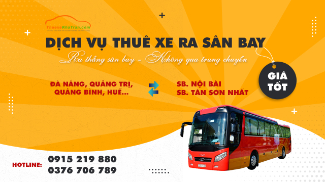 Kha Trần – Dịch vụ thuê xe đưa đón đến sân bay quốc tế an toàn nhất mùa dịch covid-19